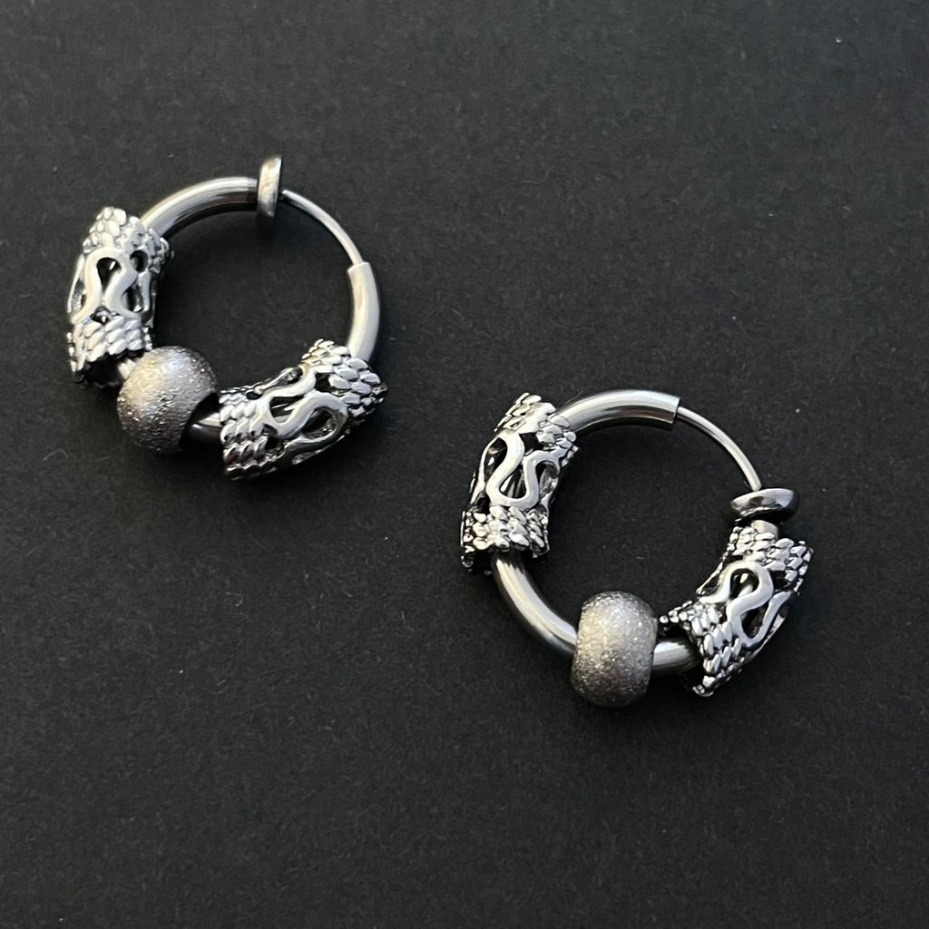non pierced earrings for men luxefermoir wyrm