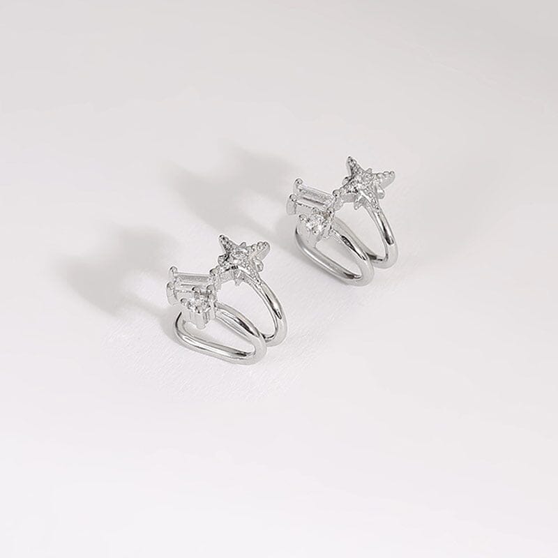 The Silver Wings Clip-on Ear Accessories clip-on earrings LuxeFermoir 