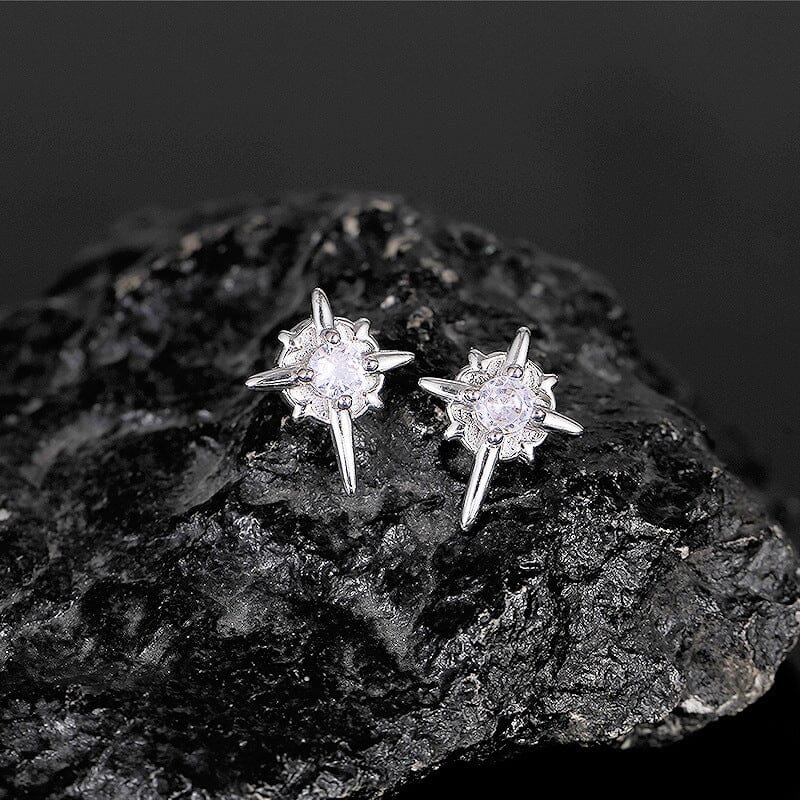 Diamond Goth Polaris magnetic earrings LuxeFermoir 